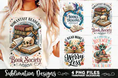 Reading sublimation PNG, Reading 4 PNG, Book Lover PNG Product Image 1