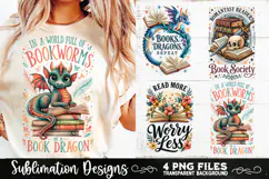 Reading sublimation PNG, Reading 4 PNG, Book Lover PNG Product Image 4
