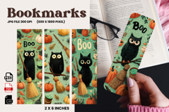 Halloween Bookmark Pumpkin Cute Ghost Design Printable_9 Product Image 1
