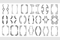 Abstract Set Collection Black Line Brackets Doodle Vector Product Image 1