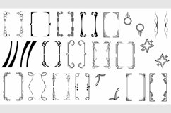 Abstract Set Collection Black Line Brackets Doodle Vector Product Image 1