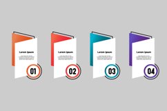 Set colorful abstract business infographic design Product Image 2