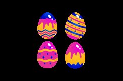Set illustration gradient eggs design collection Product Image 2