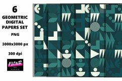 Beautiful seamless geometric digital papers Product Image 1