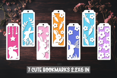 Floral Bookmarks Paper cut SVG Laser cut,Cricut,Silhouette Product Image 1