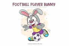 Cartoon Bunny Image_02. T-Shirt. Product Image 5