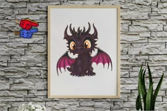 Cartoon Dragons 03. Fantasy clipart. Product Image 5