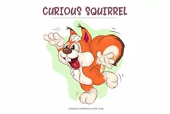 Cartoon Squirrel _ 01. Clipart. Product Image 5