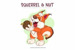 Cartoon Squirrel _ 01. Clipart. Product Image 4