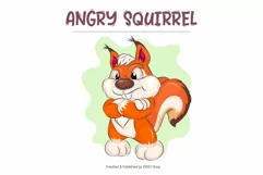 Cartoon Squirrel _ 01. Clipart. Product Image 3