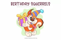 Cartoon Squirrels 03. Crafting, Sublimation. Product Image 13