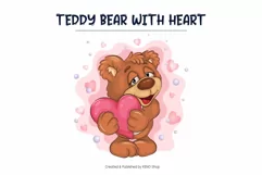 Cartoon Teddy Bears 02. T-Shirt. Product Image 2