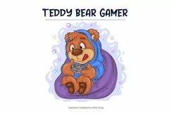 Cartoon Teddy Bears 02. T-Shirt. Product Image 6