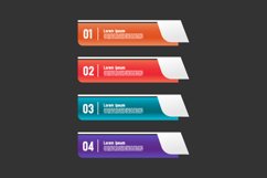 Set of colorful element design infographic banner Product Image 2