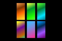 Set of colorful gradient background screen minimal vector Product Image 2