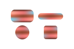 Set of different blurred gradient button shape design Product Image 1