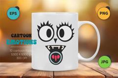 Set of Cartoon emotions 02 Product Image 2