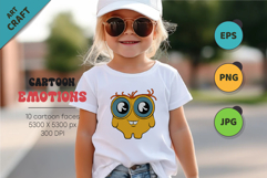 Set of Cartoon emotions 02 Product Image 3