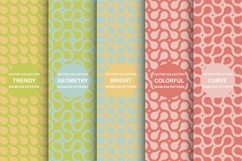 Colorful seamless curly patterns Product Image 1