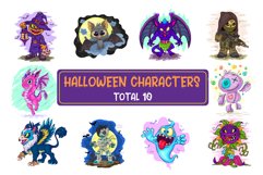 Set of Halloween Characters. Clipart. Product Image 1
