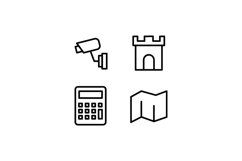Set of linear icon design collection 11 Product Image 1