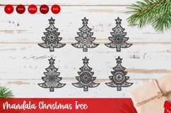 Mandala Christmas Tree SVG Set Product Image 1