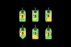 Set of price tag design vector Product Image 2