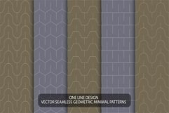 Set of seamless outline patterns Product Image 1