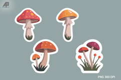 Mushroom stickers Product Image 1