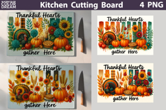 Fall Pumpkin Glass Cutting Board | Thanksgiving Bundle Product Image 3