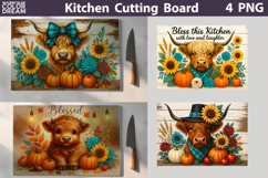 Fall Pumpkin Glass Cutting Board | Thanksgiving Bundle Product Image 5