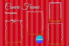 Decorative Canva Frame Photo Frame Ornaments Rectangle Frame Product Image 1