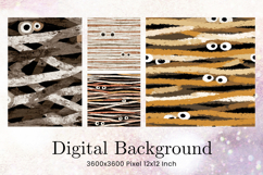 Halloween Pattern Background Scare Horror Ghost Wallpaper_1 Product Image 1