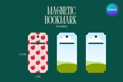 Display Magnetic Bookmark Canva Frame Template Editable_1 Product Image 1