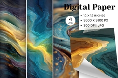 Green Emerald Agate Marble Texture Background Wallpaper_1 Product Image 1