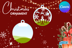 Christmas Ornament Canva Frame Christmas Tree Decorate Photo Product Image 1
