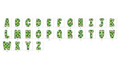 St Patrick&#039;s day Doodle Alphabet Shamrock Letters Hand Drawn Product Image 8