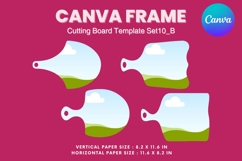 Kitchen Cutting Board Canva Frame Board for Serving Dishes10 Product Image 2