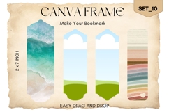Bookmark Canva Frame Template Fill Your Own Editable Photo10 Product Image 1