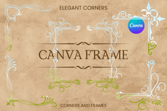 Elegant Corners Canva Frame Decorative Photo Frame Border_10 Product Image 1