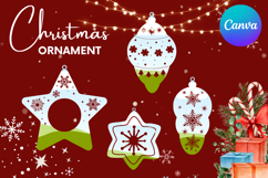 Christmas Ornament Canva Frame Christmas Tree Decorate Photo Product Image 1