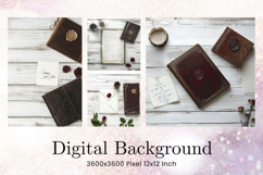 Wooden Floral Background Wood Flower Vintage Wallpaper_10 Product Image 1