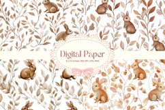 Flower Pattern Background Wallpaper Digital Paper_10 Product Image 1