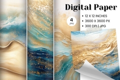 Ocean Waves Background Sea Water Deep Blue Ocean Surfing_10 Product Image 1