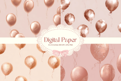 Balloons Background Pastel Birthday Party Pattern Wallpaper Product Image 1