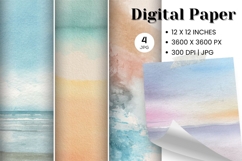 Ocean Waves Background Sea Water Deep Blue Ocean Surfing_11 Product Image 1