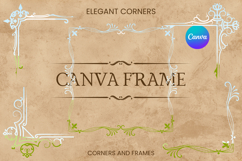 Elegant Corners Canva Frame Decorative Photo Frame Border_12 Product Image 1