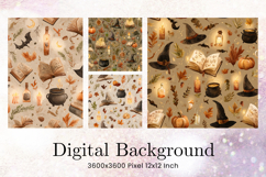 Halloween Pattern Background Scare Horror Ghost Wallpaper_13 Product Image 1