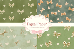 Heart Pattern Valentines Background Wallpaper Digital Paper Product Image 1