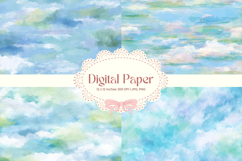 Flower Pattern Background Wallpaper Digital Paper_131 Product Image 1